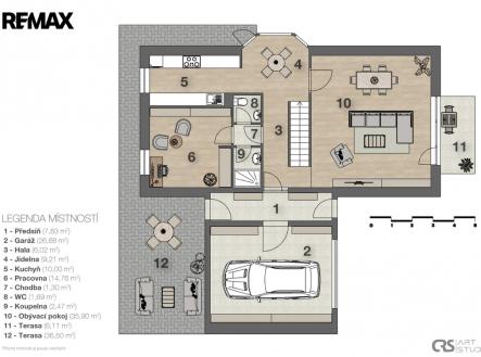 Přízemí | Prodej - dům/vila, 284 m²