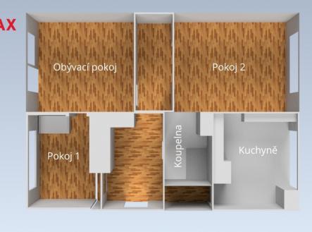 pudorys.jpg | Prodej bytu, 3+1, 88 m²