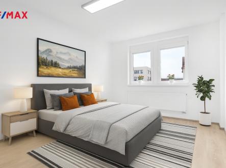 vizualizace-loznice-beroun.png | Prodej bytu, 2+kk, 73 m²