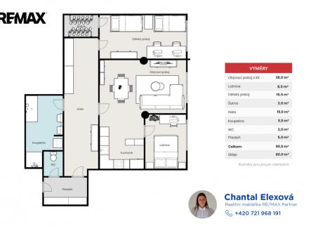pudorys-oprava-b.png | Prodej bytu, 3+kk, 94 m²