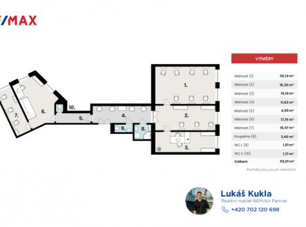 pudorys-vodickova.png | Pronájem - jiné, 41 m²