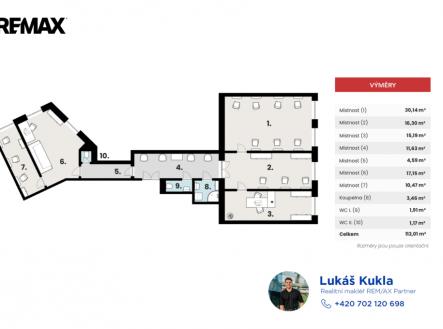 pudorys-vodickova.png | Pronájem - jiné, 41 m²