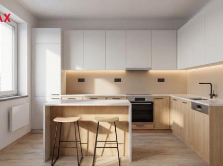 vizualizace kuchyně | Prodej - dům/vila, 80 m²