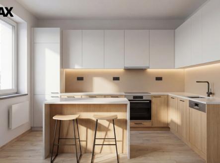 vizualizace kuchyně | Prodej - dům/vila, 80 m²