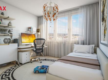 detsky-pokoj-vizualizace.jpg | Prodej bytu, 3+1, 66 m²
