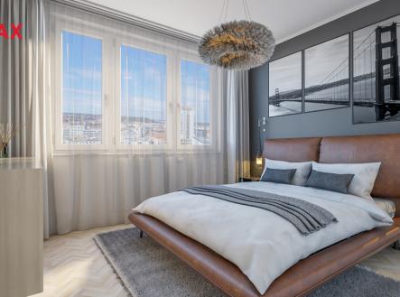 loznice-vizualizace.jpg | Prodej bytu, 3+1, 66 m²