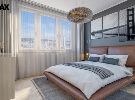 loznice-vizualizace.jpg | Prodej bytu, 3+1, 66 m²