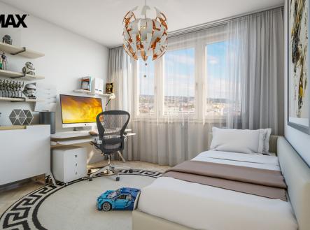 detsky-pokoj-vizualizace.jpg | Prodej bytu, 3+1, 66 m²