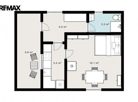 250222-chata-suchodol-pudorys.jpg | Prodej - chata/rekreační objekt, 31 m²