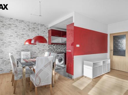 Obývací pokoj s jídelnou | Pronájem bytu, 3+kk, 80 m²