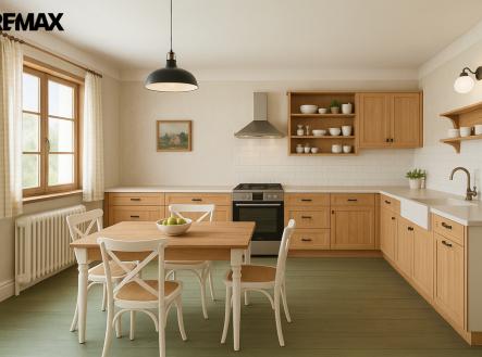 vizualizace - kuchyň | Prodej - dům/vila, 162 m²