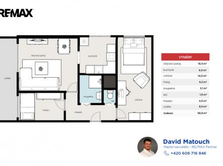 260310-nehvizdy-pudorys.png | Prodej bytu, 3+1, 59 m²