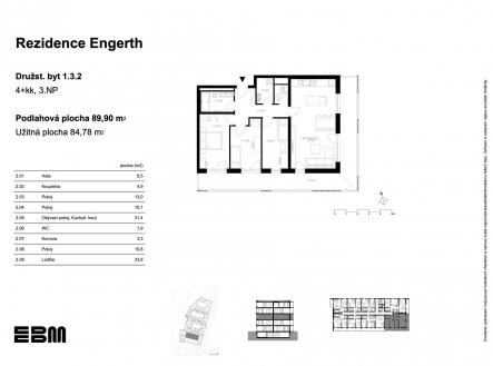 EBM-rezidence-engerth-druzst-byt-1-3-2 | Prodej bytu, 4+kk, 90 m²