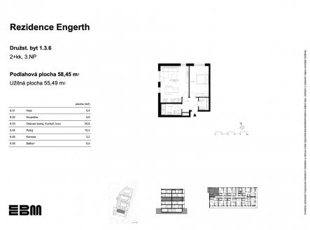 EBM-rezidence-engerth-druzst-byt-1-3-6 | Prodej bytu, 2+kk, 58 m²