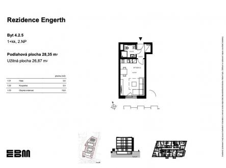 EBM-rezidence-engerth-byt-4-2-5 | Prodej bytu, 1+kk, 28 m²