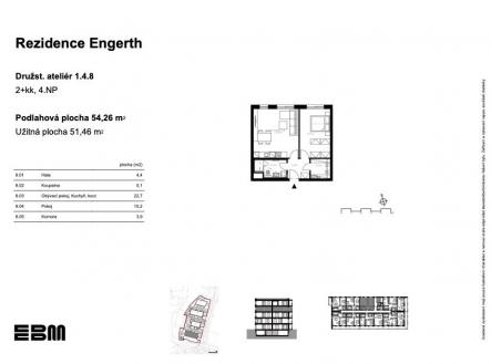 EBM-rezidence-engerth-druzst-atelier-1-4-8 | Prodej bytu, 2+kk, 54 m²