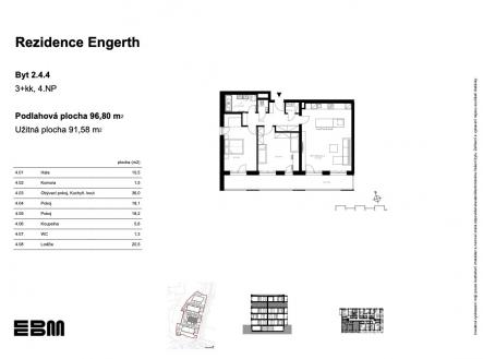 EBM-rezidence-engerth-byt-2-4-4 | Prodej bytu, 3+kk, 92 m²