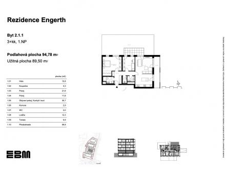 EBM-rezidence-engerth-byt-2-1-1 | Prodej bytu, 3+kk, 95 m²