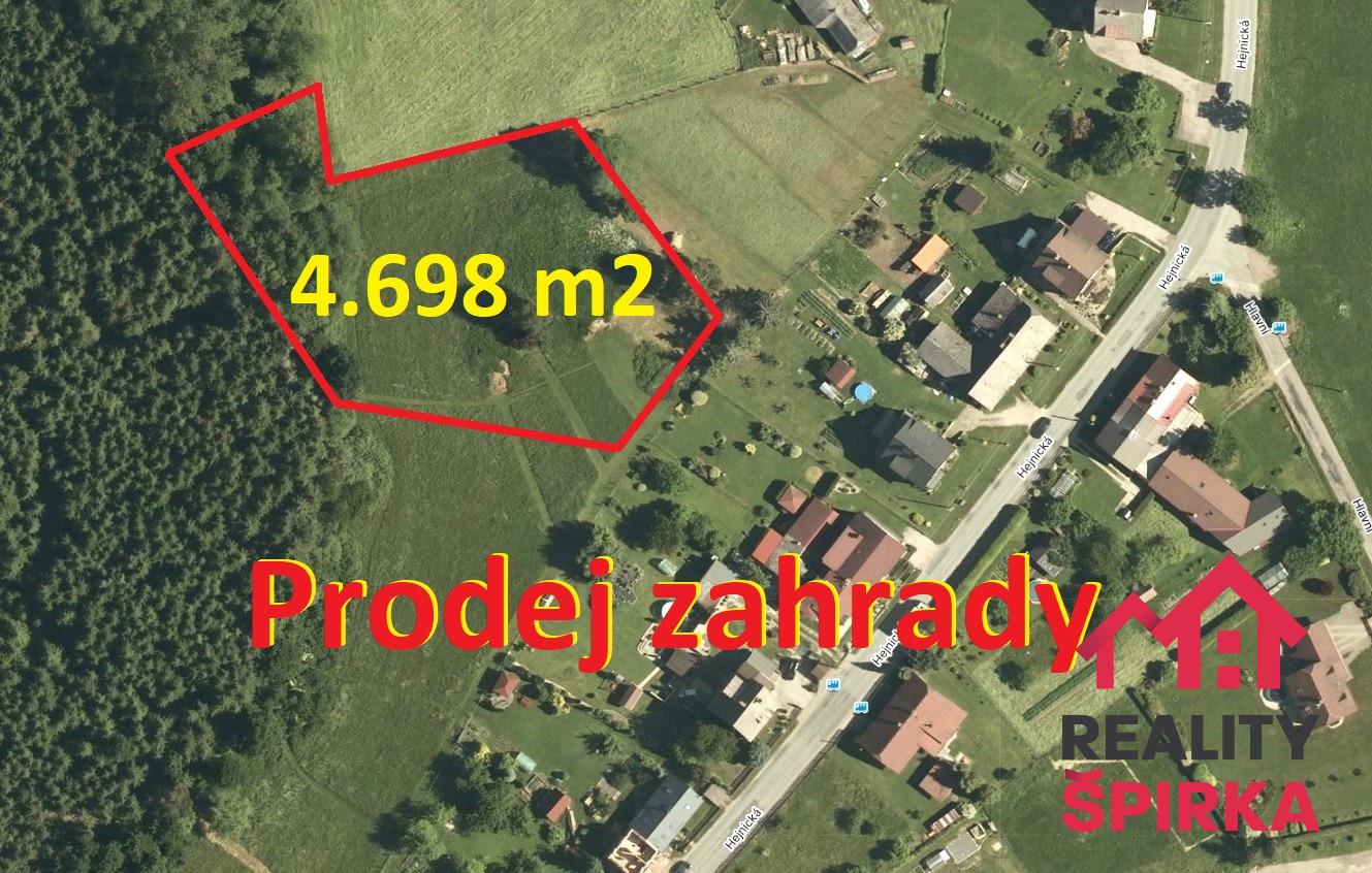 Pozemek, CP 4698 m2, Dlouhoňovice, Žamberk, okres Ústí nad Orlicí