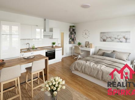 Pronájem bytu, 1+kk, 34 m²