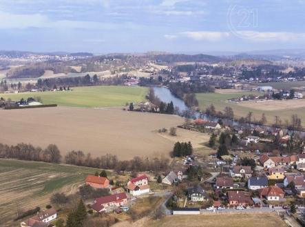 Pohled na řeku Sázavu k mlýnu | Prodej - pozemek pro bydlení, 1 128 m²