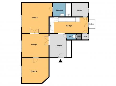 . | Pronájem bytu, 4+1, 125 m²