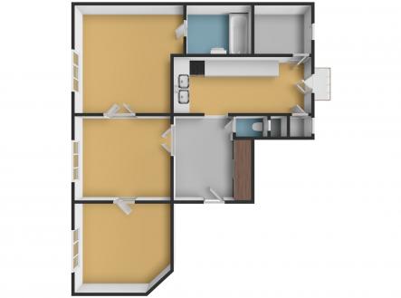 . | Pronájem bytu, 4+1, 125 m²