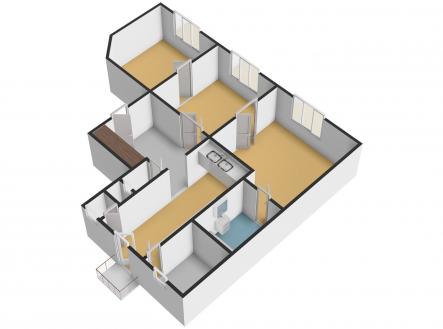 . | Pronájem bytu, 4+1, 125 m²