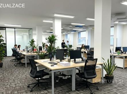 . | Pronájem - kanceláře, 91 m²