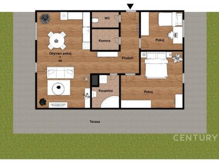 . | Prodej bytu, 3+kk, 92 m²