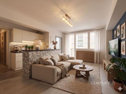 Prodej bytu, 2+kk, 44 m²