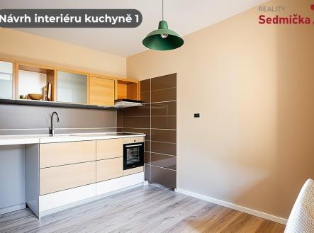 Návrh kuchyně 1 | Prodej bytu, 4+1, 90 m²