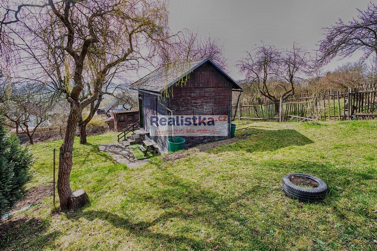 Pronájem zahrady s chatkou, 734 m² – Plzeň, Na Mikulce (ul. Sokolí)