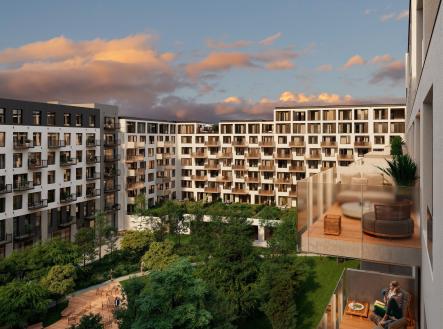 CAM vyhlad-do-parkuu_fin | Prodej bytu, 3+kk, 74 m²