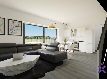 Obývací pokoj 2 - 1 | Prodej bytu, 3+kk, 81 m²