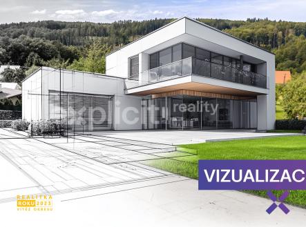 Viizualizace domu-prodej pozemku, U Majáku | Prodej - pozemek pro bydlení, 877 m²