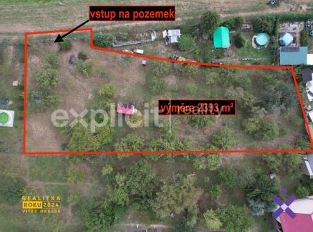 DJI_0832 | Prodej - pozemek, zahrada, 2 333 m²