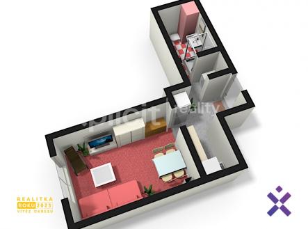 1kk3D_01 | Pronájem bytu, 1+kk, 28 m²