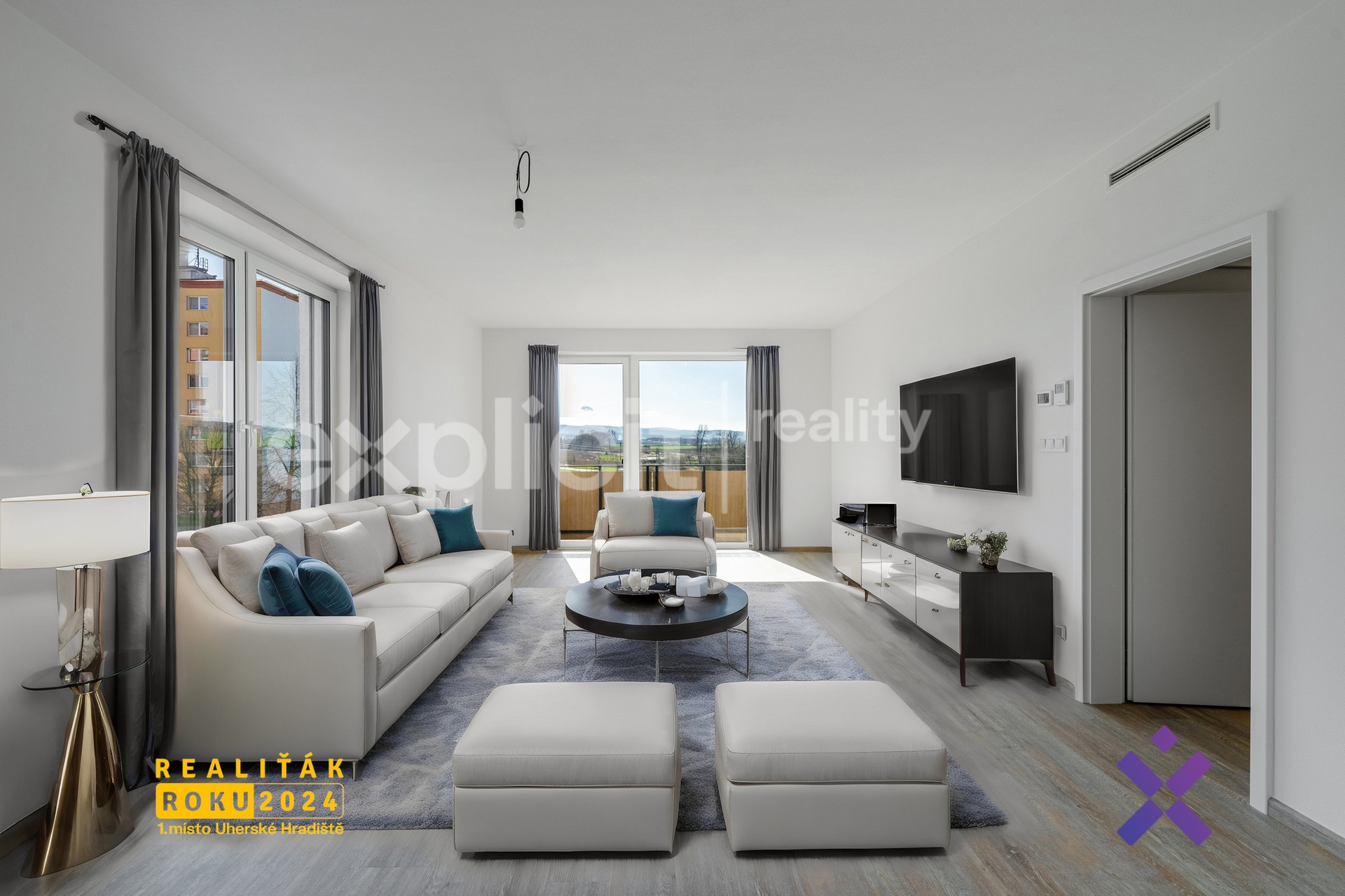 Prodej novostaveb bytu v developerskem projektu 3+kk, 105 m² + garaz, Comenius Towers - Uhersky Brod