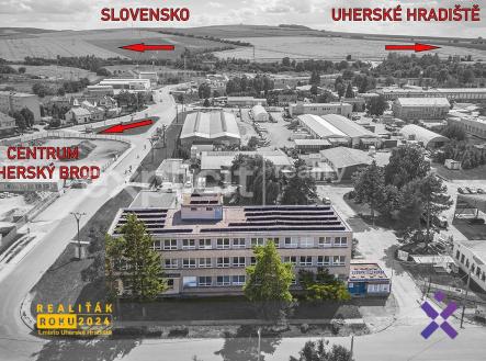 Prodej komercniho objektu-sklady s rampou,lehka vyroba,kancelare, 2007 m²-Uhersky Brod1 | Prodej - komerční objekt, sklad, 1 990 m²
