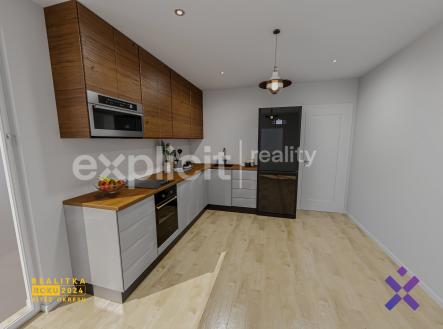 kuchyň 1. | Pronájem bytu, 2+kk, 49 m²