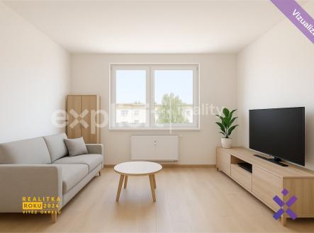 Virtual staging | Prodej bytu, 2+1, 51 m²