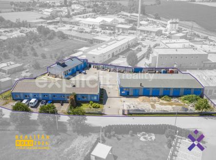 Pronajem komercniho objektu s kancelaremi, vyrobou, sklady a garazemi - Kromeriz1 | Pronájem - komerční objekt, sklad, 1 313 m²