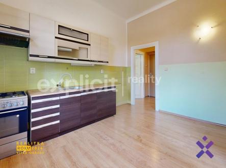 Kitchen-Defurnished | Pronájem bytu, 1+1, 42 m²