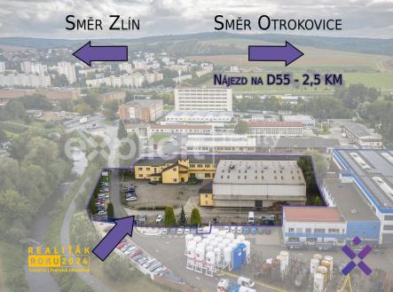 Prodej skladu a haly 3 394 m², pozemek 6 552 m² Zlin - Malenovice1 | Prodej - komerční objekt, sklad, 3 394 m²