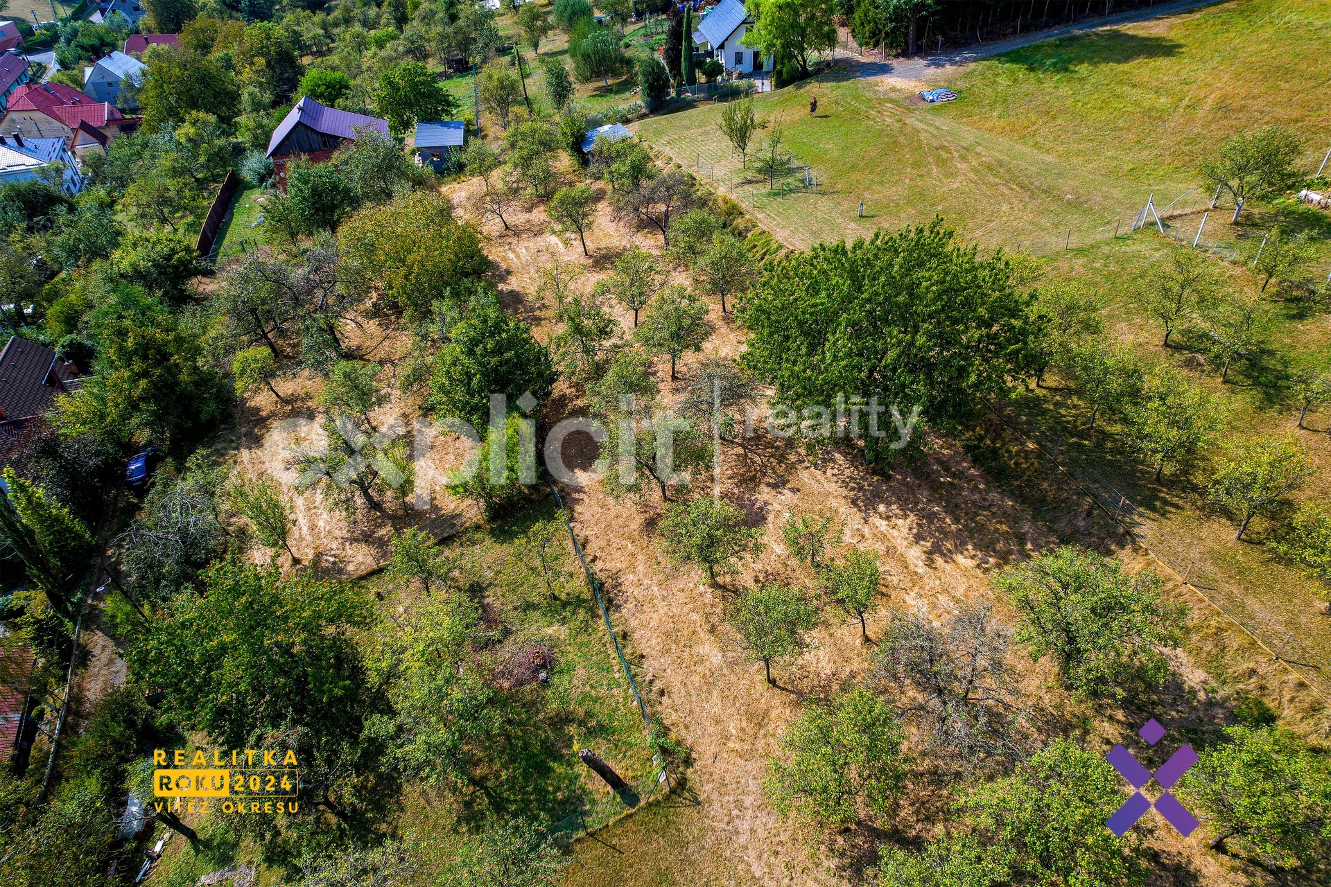 Prodej pozemku, Fryšták - Vítová 1 075 m²