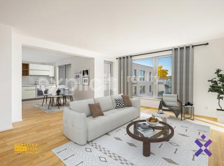 Prodej exkluzivního bytu 3+kk, 135 m² se třemi terasami - Rezidence Sadová, Zlín | Prodej bytu, 3+kk, 135 m²