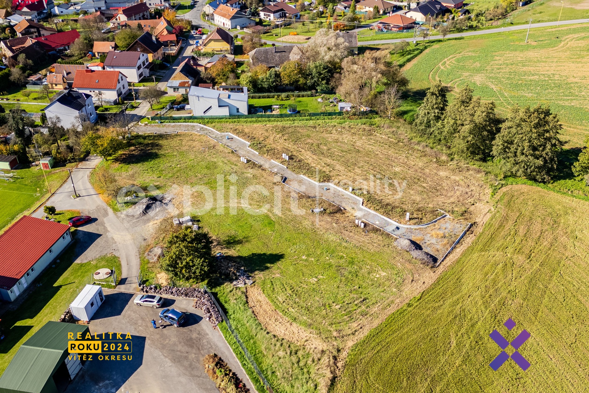 Prodej pozemků Lubná u Kroměříže