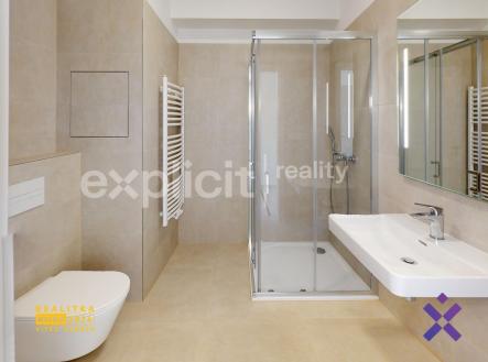 958-Moravni-Bathroom | Pronájem bytu, 1+kk, 36 m²