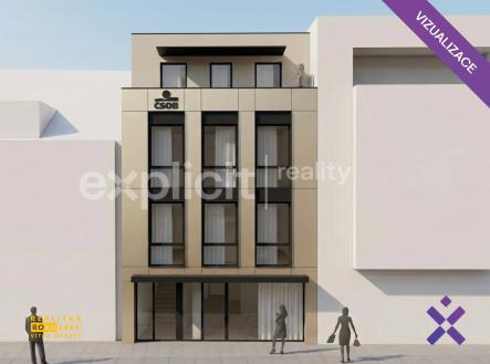 Fasáda 1 | Pronájem - kanceláře, 108 m²